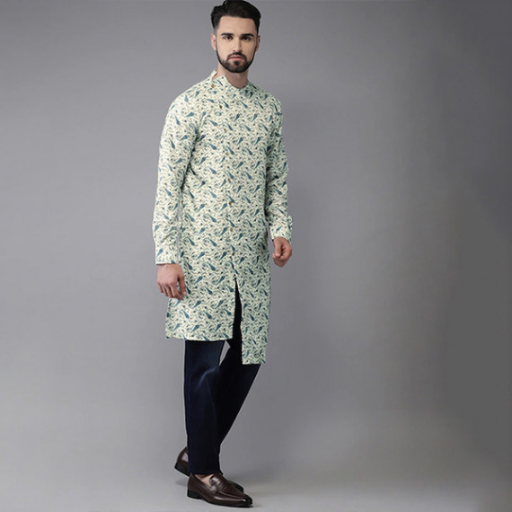 https://fabrora.in/products/men-sea-green-blue-printed-fusion-straight-kurta