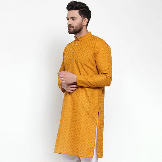 https://fabrora.in/products/men-mustard-yellow-thread-work-cotton-kurta