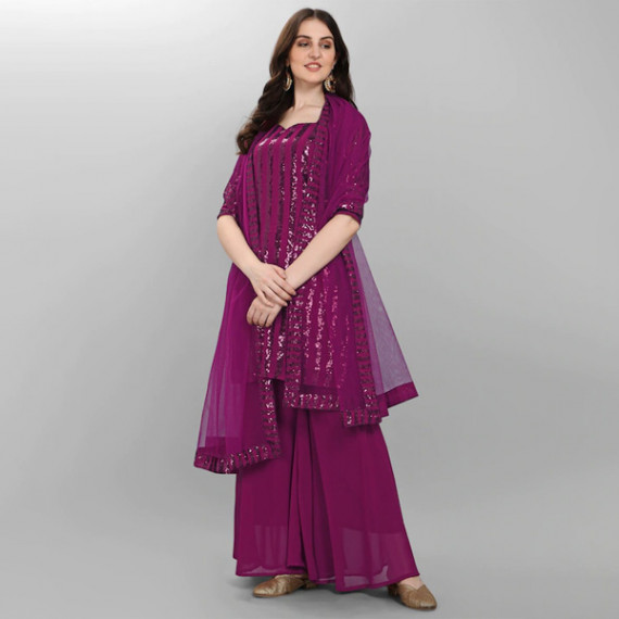 https://fabrora.in/products/purple-embroidered-sequined-silk-georgette-semi-stitched-dress-material