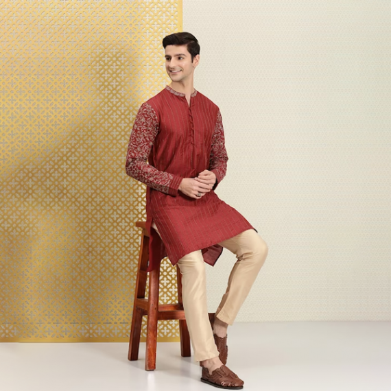 https://fabrora.in/products/men-red-gold-toned-ethnic-motifs-printed-thread-work-kurta