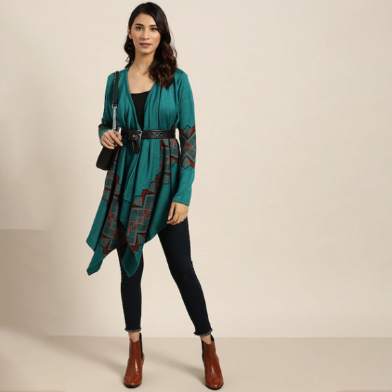 https://fabrora.in/products/women-teal-green-black-geometric-patterned-longline-waterfall-shrug