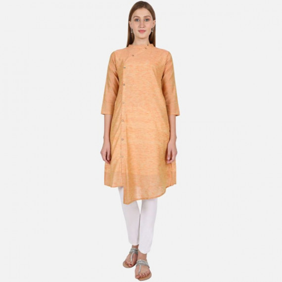 https://fabrora.in/products/women-orange-solid-a-line-cotton-kurta
