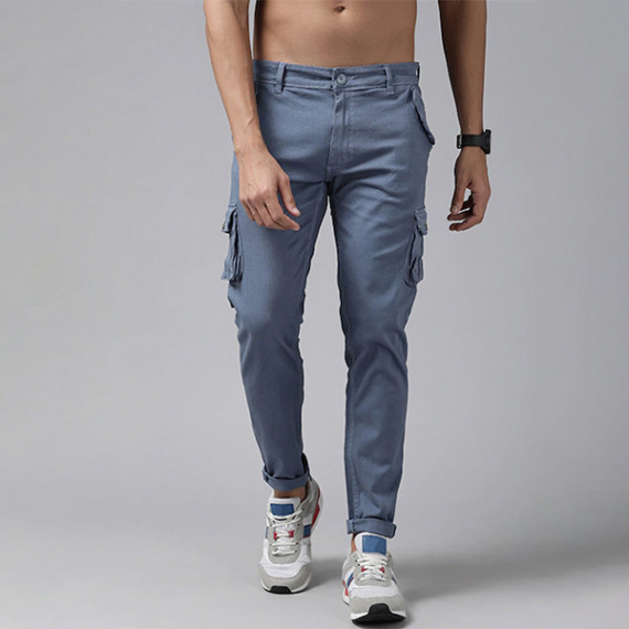 https://fabrora.in/products/men-blue-solid-cargo-trousers