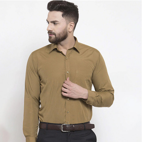 https://fabrora.in/products/men-khaki-slim-fit-solid-formal-shirt