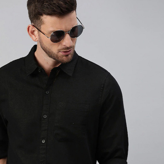 https://fabrora.in/products/men-black-slim-fit-cotton-casual-shirt