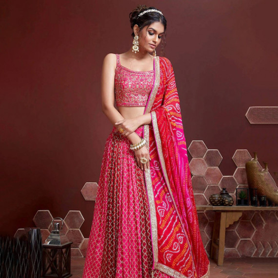 https://fabrora.in/products/pink-white-embellished-thread-work-semi-stitched-lehenga-unstitched-blouse-with-dupatta
