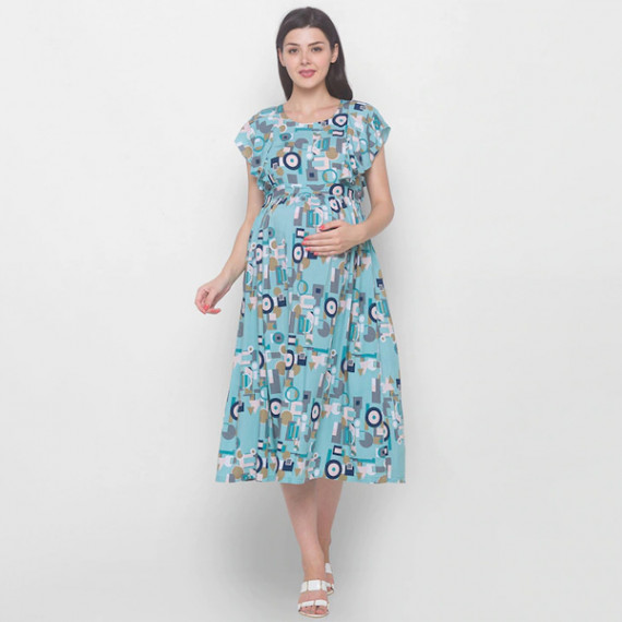 https://fabrora.in/products/blue-floral-maternity-midi-dress