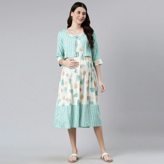 https://fabrora.in/products/women-off-white-green-floral-maternity-a-line-midi-dress