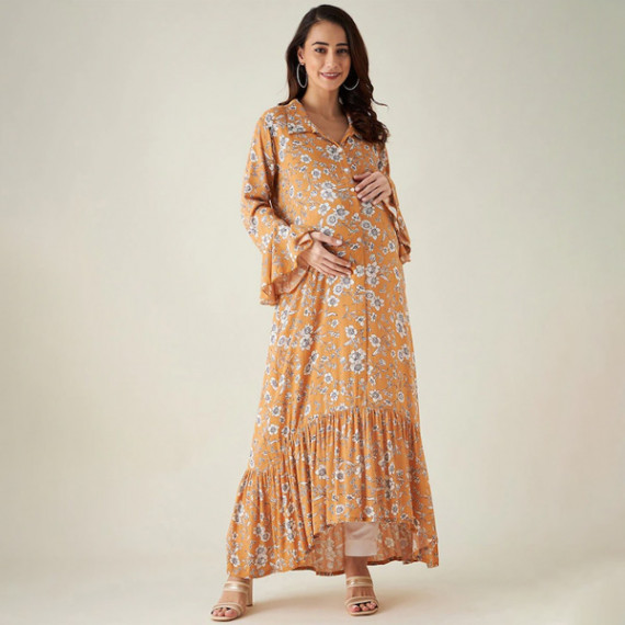 https://fabrora.in/products/floral-maternity-shirt-maxi-dress