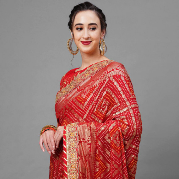 https://fabrora.in/products/red-gold-toned-woven-design-bandhani-saree