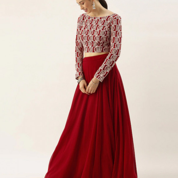 https://fabrora.in/products/maroon-embroidered-thread-work-ready-to-wear-lehenga-blouse-with-dupatta